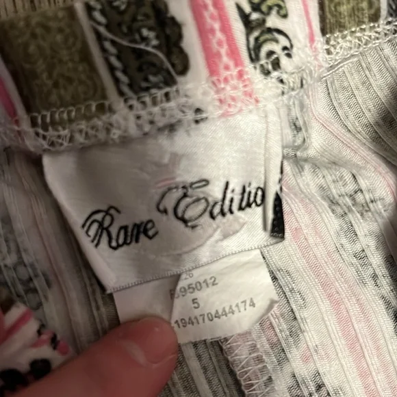 Rare Editions Peace Flare Pants Matching Set Hippie 5 girls - Picture 6 of 6